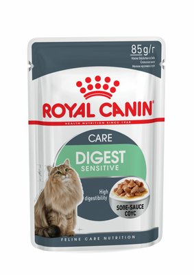 Влажный корм Royal Canin (Роял Канин) Digest Sensitive при чувствительном пищеварении пауч (в соусе) 85 г/12 шт. RC 4076001 (x12) фото