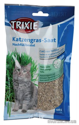 Трава для кошек или грызунов 100 г пакет (в пакете) 8908871 фото