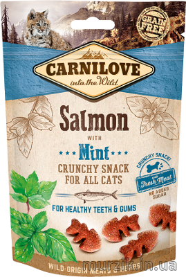 Лакомство для котов Carnilove Cat Crunchy Snack с уткой и малиной 50 г 9176066 фото