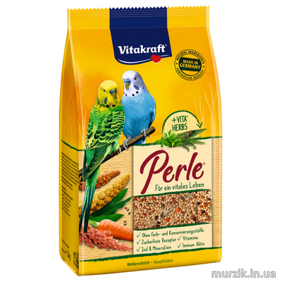 Корм для волнистых попугаев Vitakraft &#171;Premium Menu&#187; 1 кг 32589946 фото