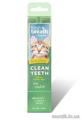 Гель для чистки зубов у кошек TropiСlean 59 мл. 8792554 фото