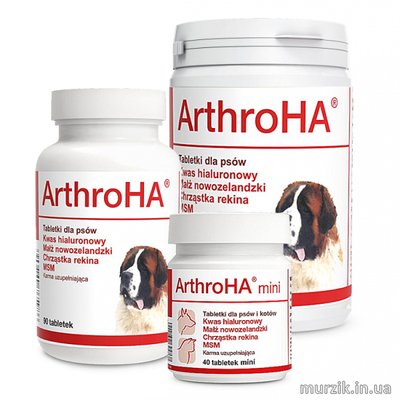Витаминная добавка для собак мелких пород Dolfos ArthroHA (АртроГК) mini 40 табл. (1 табл./5 кг) 9108891 фото