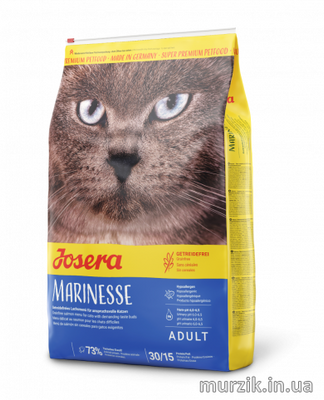 Корм Josera (Йозера) Marinesse (Маринезе) склонных к аллергии с лососем для котов 10 кг. 50005508 фото