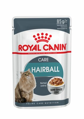 Влажный корм Royal Canin (Роял Канин) Hairball Care для выведения шерсти пауч (в соусе) 85 г. RC 4158001 фото