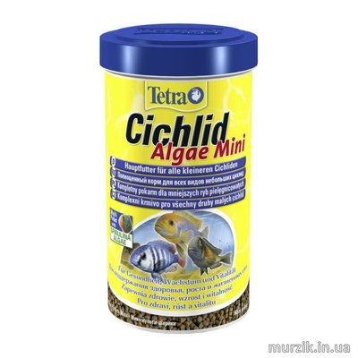 Корм Tetra Cichlid Algae Mini для всех цихлид 500 мл 1471519 фото
