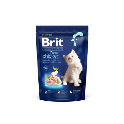Сухий корм Brit Premium Cat by Nature Kitten для кошенят, з куркою, 800 г 171850 фото