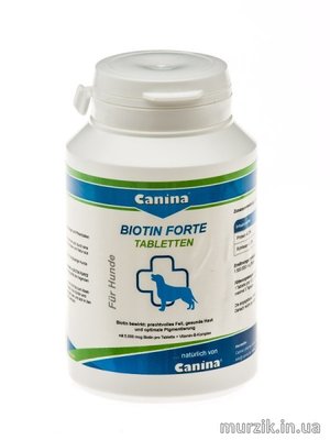 Интенсивный курс для шерсти собак Canina Biotin Forte 100 г/30 таб. 1439973 фото