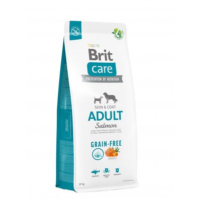 Сухий корм Brit Care Dog Grain-free Adult для собак малих і середніх порід, беззерновий з лососем, 12 кг 172198 фото