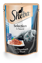 Полноценный консервированный корм для котов с океанической рыбой Sheba Selection в соусе 85 г 1569519 фото