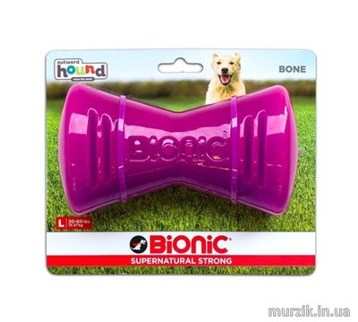 Игрушка для собак Bionic Bone (Бионик Опак Бон кость),большая фиолетовая, 14,7 см 42364277 фото