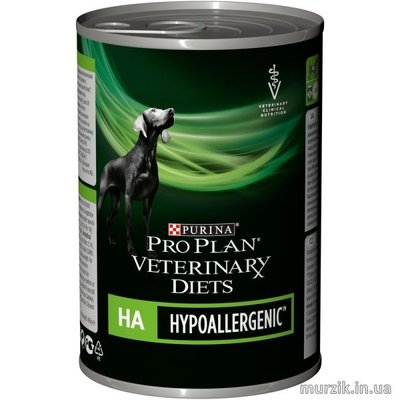 Влажный корм для щенков и взрослых собак Purina Pro Plan Veterinary Diets Hypoallergenic HA 400г./ 12 шт 41551751 фото