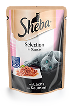 Влажный корм для котов с лососем в соусе Sheba Selection 85 г 8509364 фото
