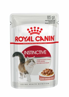 Влажный корм Royal Canin (Роял Канин) Instinctive для привередливых котов и кошек пауч (в соусе) 85 г/12 шт. RC 4059001 (x12) фото