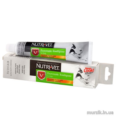 Nutri-Vet (Нутри-Вет) Enzymatic Toothpaste (Энзимная Зубная Паста) для собак, 70 г. 2160363 фото