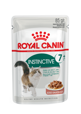 Влажный корм Royal Canin (Роял Канин) Instinctive +7 для котов и кошек старше 7 лет пауч (в соусе) 85 г. RC 4083001 фото