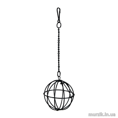 Заборник-шар металлический для грызунов Trixie подвесной d=8 см 1586650 фото