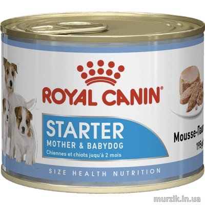 Влажный корм для кормящих собак и щенков с первых дней жизни Royal Canin (Роял Канин) Starter Mousse dog консерва 195 г./12 шт 9131487 фото