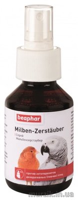 Спрей Beaphar Milben-Zerst&#228;uber от кожных паразитов (блох, вшей и клещей) для птиц 100 мл 42067537 фото
