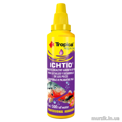 Препарат для лечения рыб Tropical &#171;Ichtio&#187; 50 мл 32583267 фото