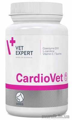 Пищевая добавка VetExpert CardioVet (КардиоВет), 90 таблеток 32574536 фото