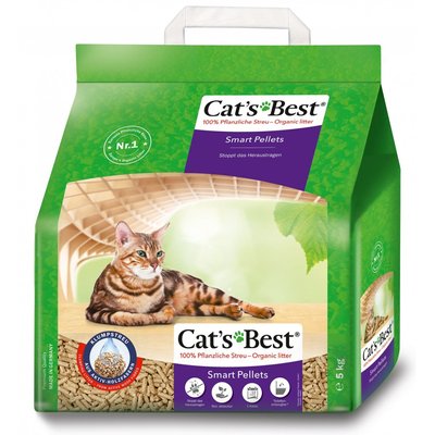 Наповнювач Cat’s Best Smart Pellets для котячого туалету, деревний, 10л/5кг 300088 фото