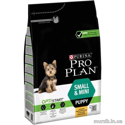 Pro Plan Puppy Mini Chiken (Про План Паппи Мини) для щенков мелких пород с курицей 3 кг. 8689704 фото