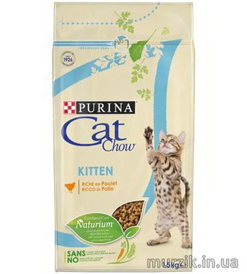 Сухой корм для котят Cat Chow Kitten (Кет Чау Киттен), 15 кг. 41555153 фото
