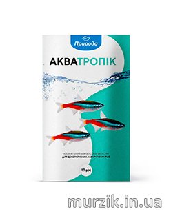 Упаковка Корм для рыб "Акватропик" по 10 г. (20 шт/1 уп) 32601419 фото