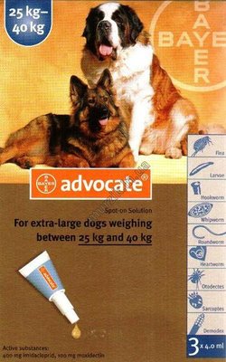Адвокат Advocate д/собак более 25 кг. (1 тюбик) 1711756 фото