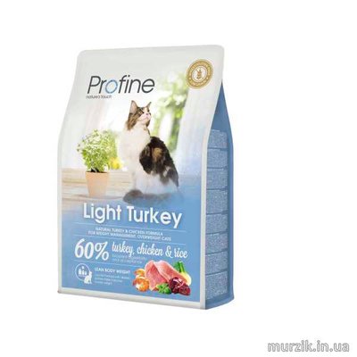 Сухий корм Profine Light для котів із зайвою вагою, з індичкою та куркою, 2 кг 170575 фото