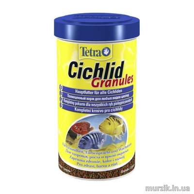 Корм Tetra Cichlid Granules для всех цихлид 500ml 1471524 фото