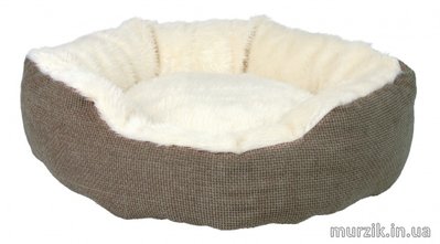 Лежак для котов и собак "Yuma" с мехом 45 см 1451315 фото