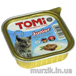 Влажный корм для котят "Томи" паштет с курицей 100 г. 8621174 фото