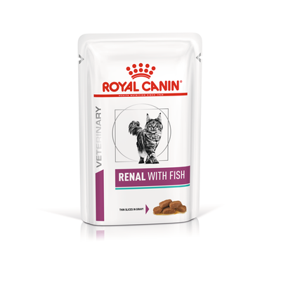 Влажный корм Royal Canin (Роял Канин) Renal с рыбой при почечной недостаточности пауч 85 г. RC 40670019 фото