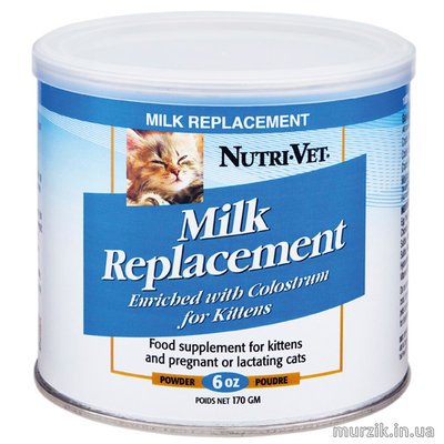 Молоко Nutri-Vet (Нутри-Вет) Milk Replacement (Молоко для Котят) для котят, 170г 2160408 фото