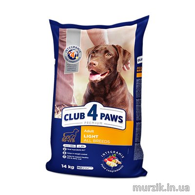Сухой корм "Клуб 4 Лапы" для взрослых собак всех пород "Контроль веса" 14 кг 42357092 фото