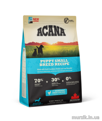 Сухой корм ACANA Puppy Small Breed Recipe для щенков мелких пород 0,340 кг. 2173081 фото