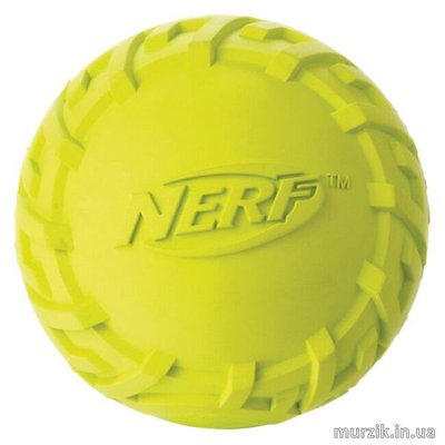 Игрушка для собак Nerf Мяч с пищалкой d=6,4 см (зеленый) 41527725 фото