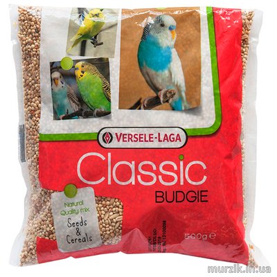 Versele-Laga Classic Budgie (ВЕРСЕЛЕ-ЛАГА КЛАССИК БАДЖИ) корм для волнистых попугаев, 0,5 кг 41531770 фото
