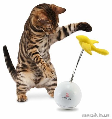 Интерактивная игрушка-неваляшка для кошек PetSafe FroliCat Chatter (Петсейф Фроликет Птичка) 9151309 фото