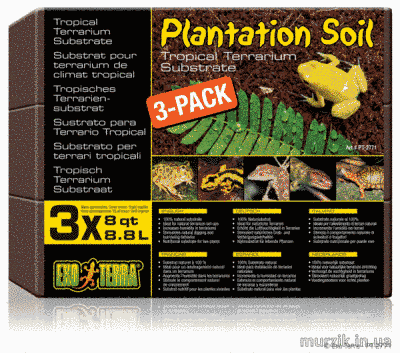 Наполнитель "Plantation Soil" для террариума 3х8,8л 1969526 фото