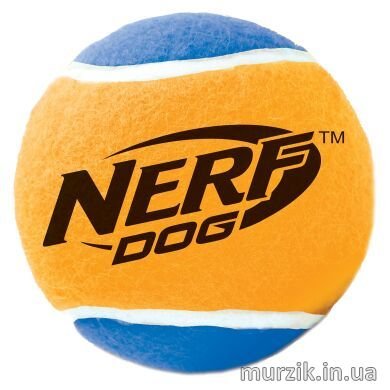 Игрушка для собак Nerf Мяч плавающий d=10 см, 4 шт. (синий/оранжевый) 41527731 фото
