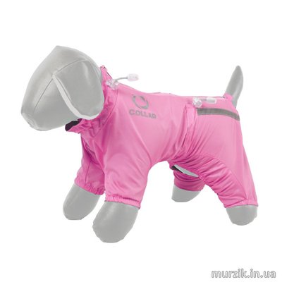 Комбинезон для собак Collar, демисезонный, на синтепоне, S30 , розовый 41492052 фото