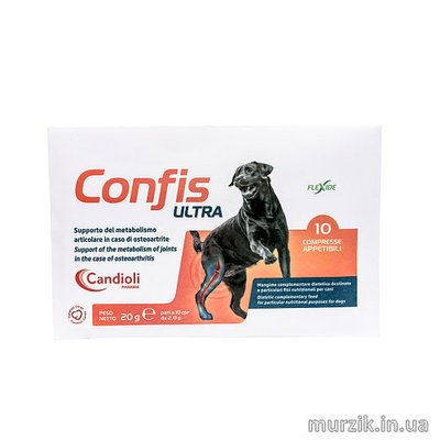 Таблетки для собак при остеоартрите "Confis ultra" (Конфис Ультра) блистер (10 таб) 42076175 фото