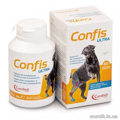 Таблетки для собак при остеоартрите "Confis ultra" (Конфис Ультра) 80 таб 42076176 фото