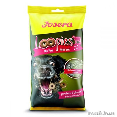 Josera Loopies Beef Лакомства с говядиной для собак 150г. 41489422 фото