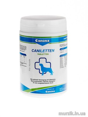 Комплекс для взрослых собак с активным кальцием Canina Caniletten 300 г/150 табл. 1439982 фото