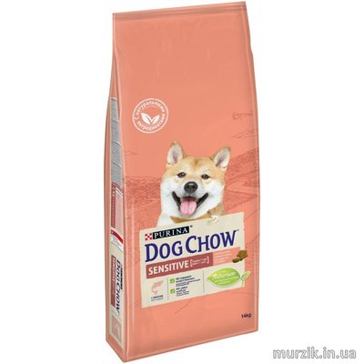 Сухой корм для собак Dog Chow Sensitive с лососем 14 кг 41639813 фото