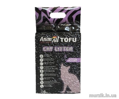 Соевый наполнитель AnimAll TOFU (ТОФУ) с ароматом лаванды 6 л (2,6 кг) 41459565 фото