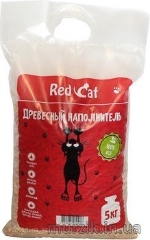 Наполнитель древесный Red Cat 5 кг. 42410654 фото